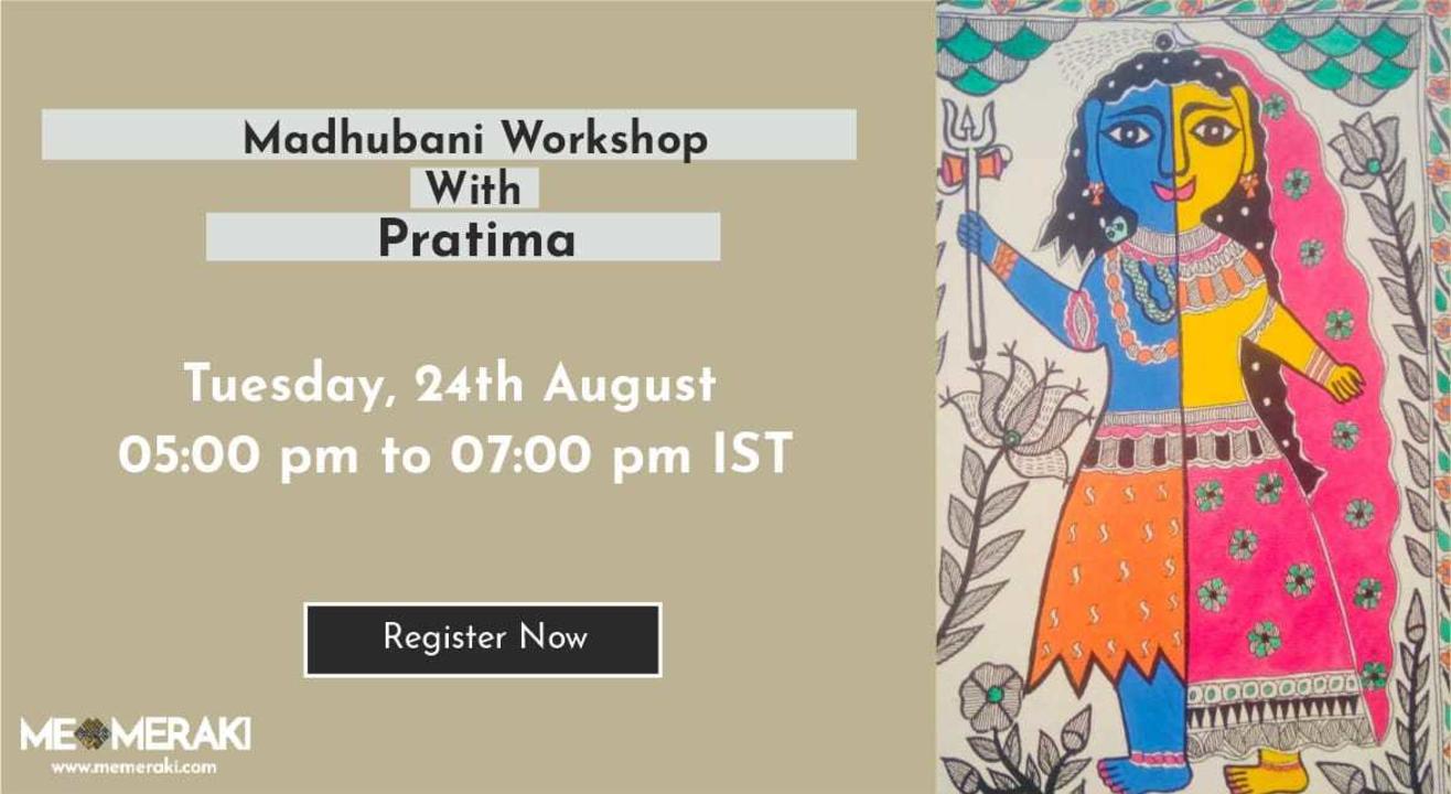 ONLINE MADHUBANI WORKSHOP WITH PRATIMA BHARTI