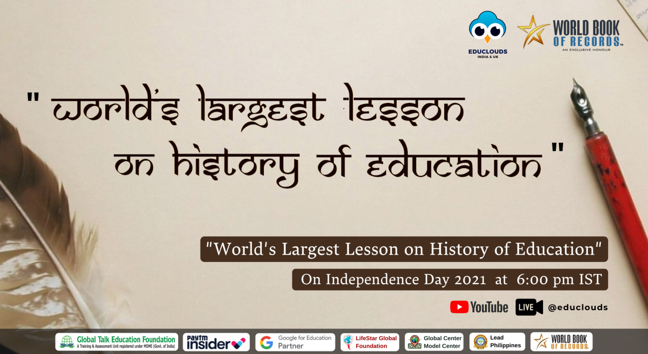 World Record for the World's Largest Lesson on the History of Education