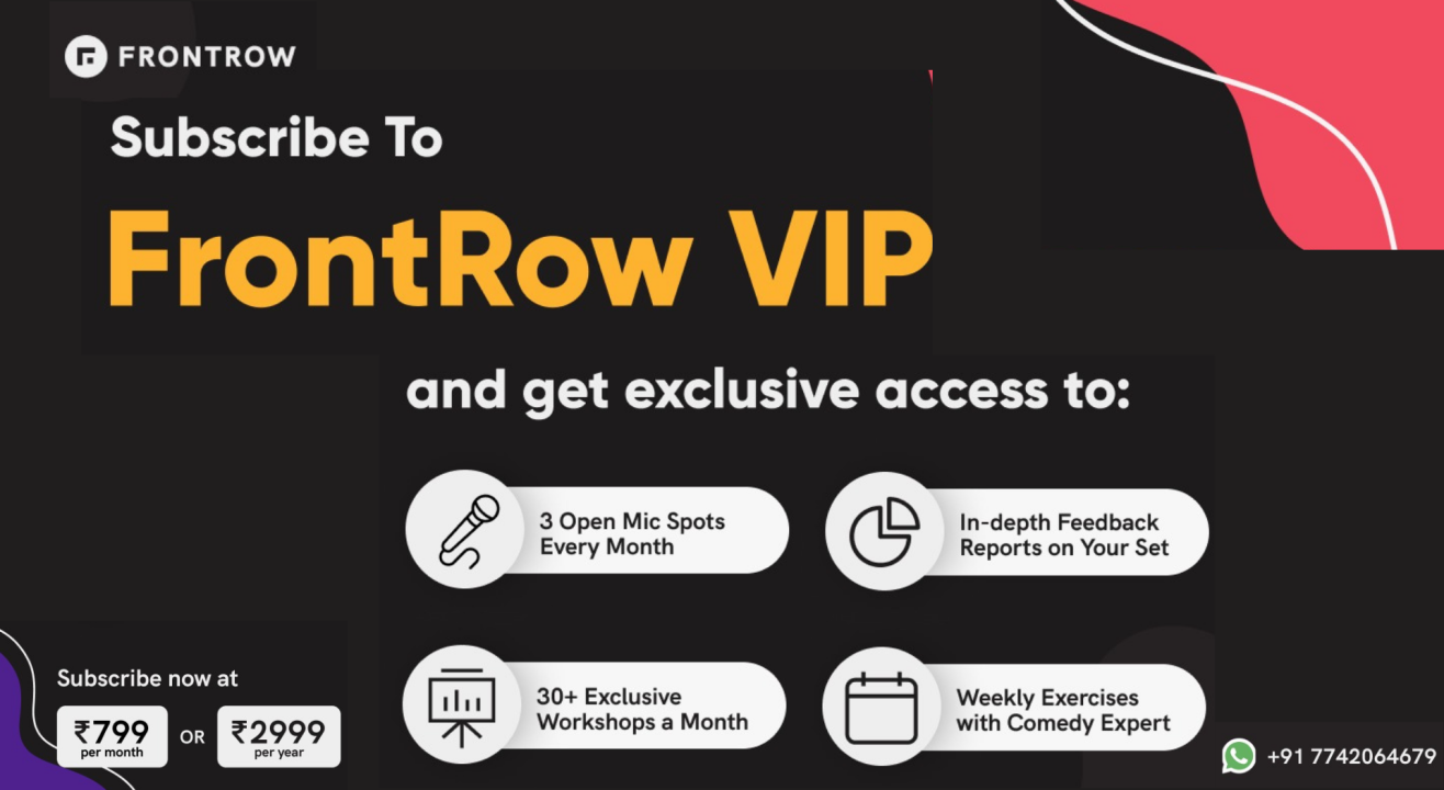 FrontRow VIP Program | Yearly Subscription