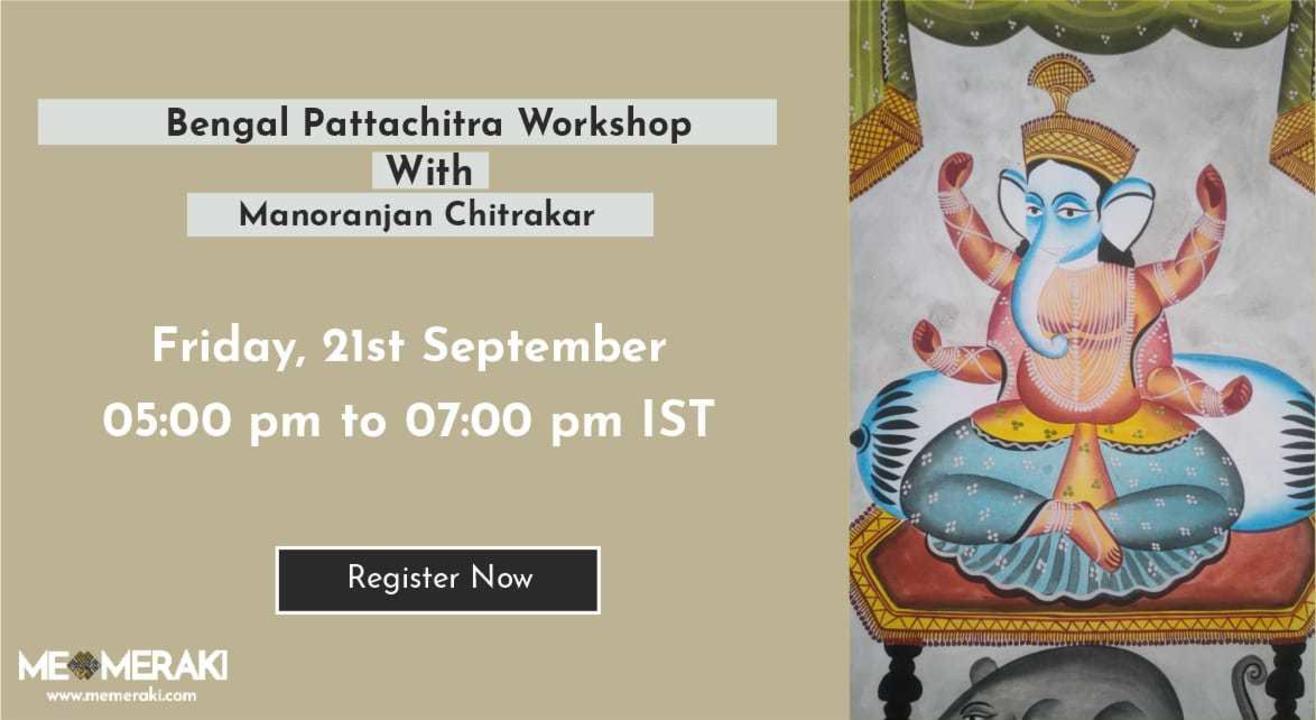 ONLINE BENGAL PATTACHITRA PAINTING WORKSHOP WITH MANORANJAN CHITRAKAR