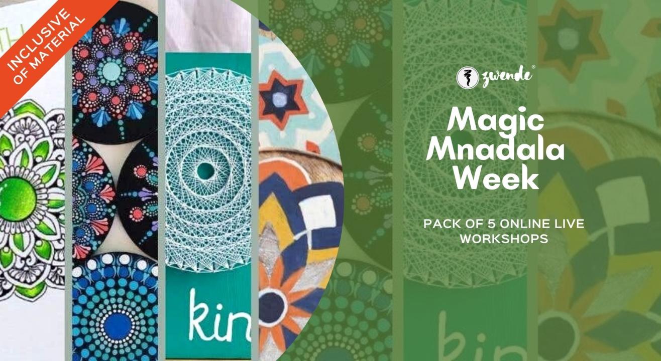 A Week of Mandala Magic! [Pack of 5 online live workshops]