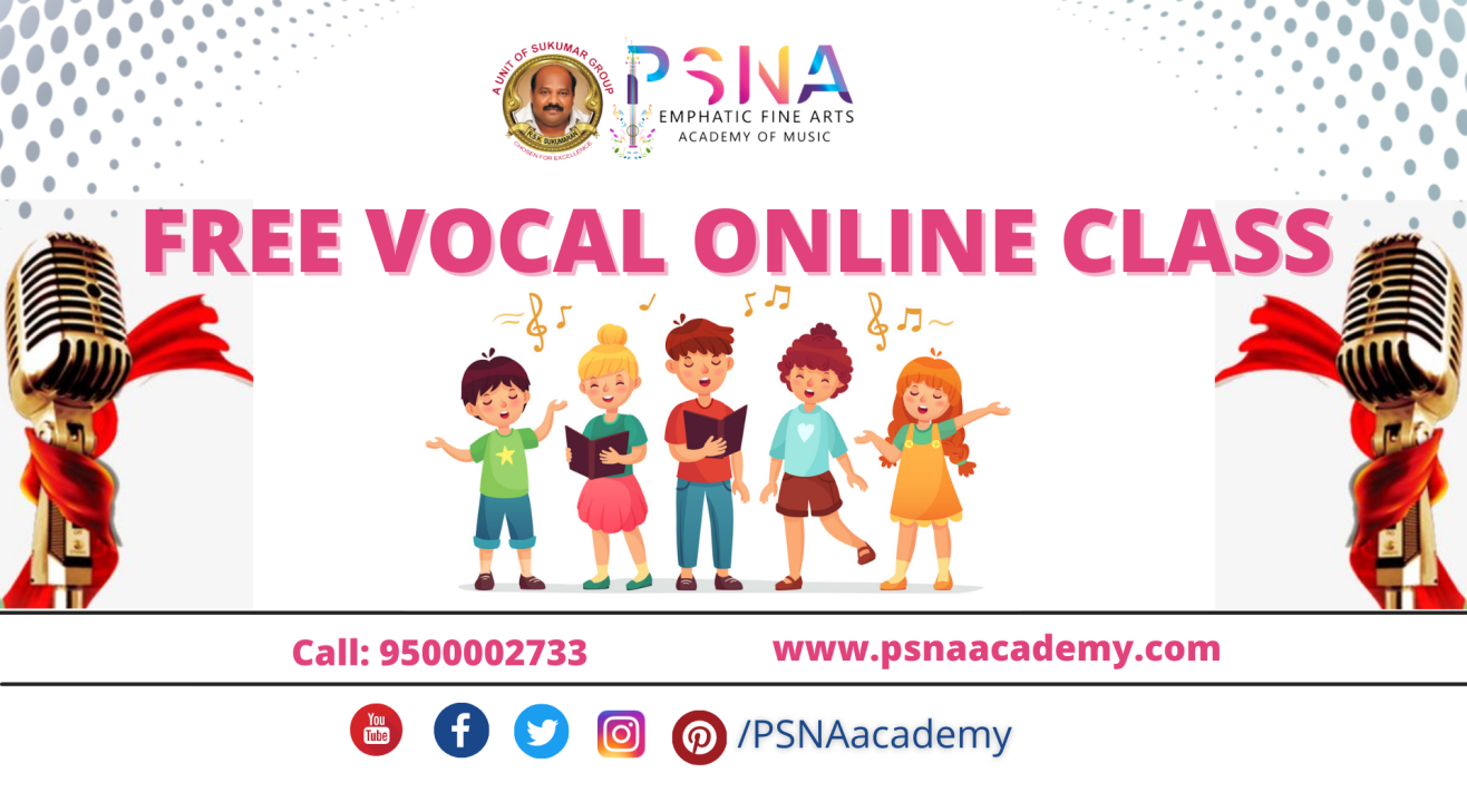 FREE ONLINE VOCAL CLASSES - PSNA ACADEMY