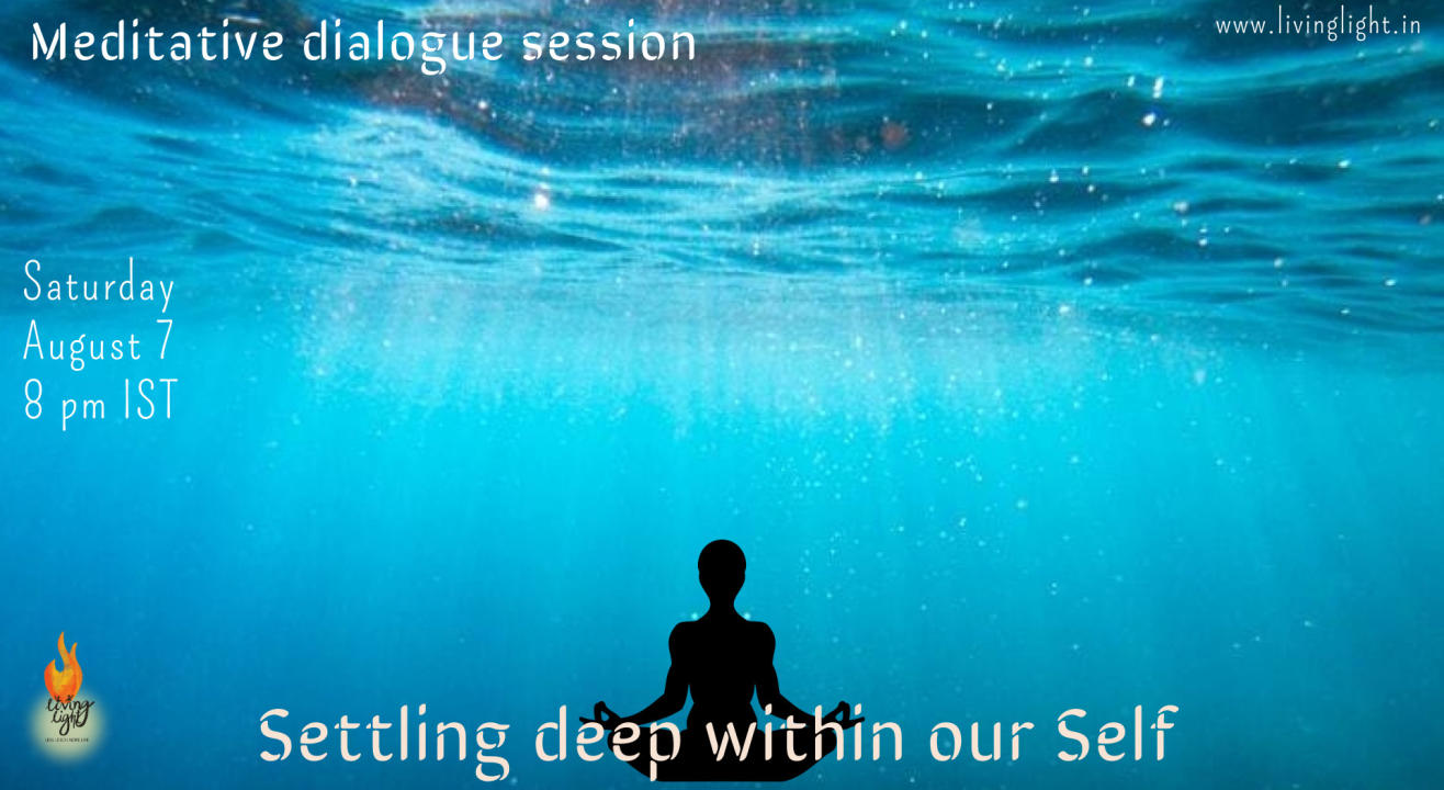 Meditative dialogue session 