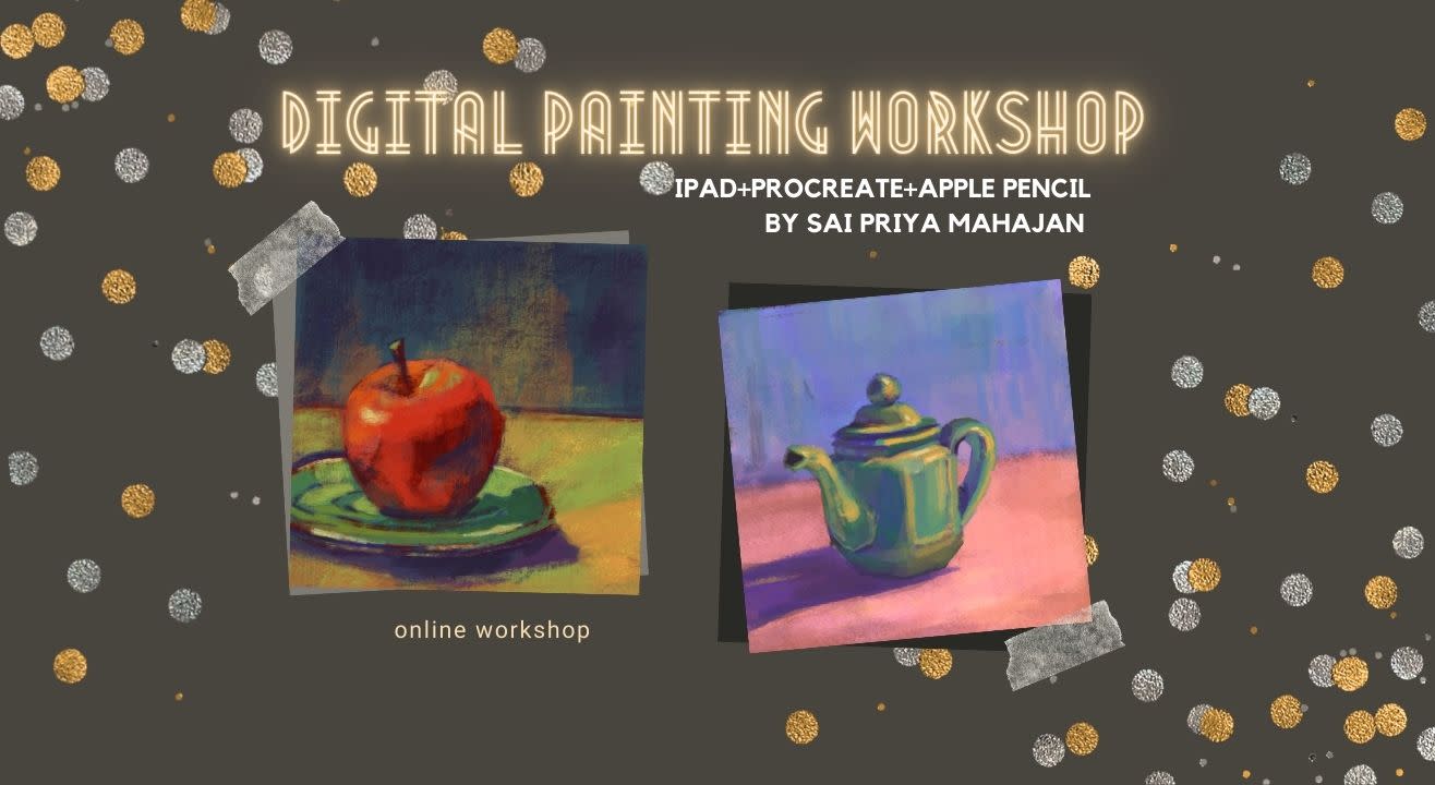 Digital Painting 4 Week Workshop on iPad using Procreate & Apple Pencil