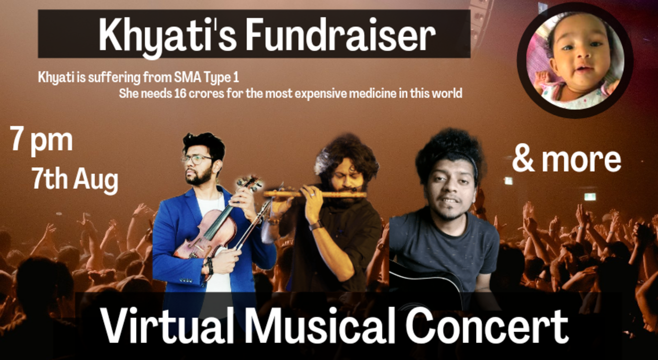 Khyati's Fund Raiser - Virtual Music Concert