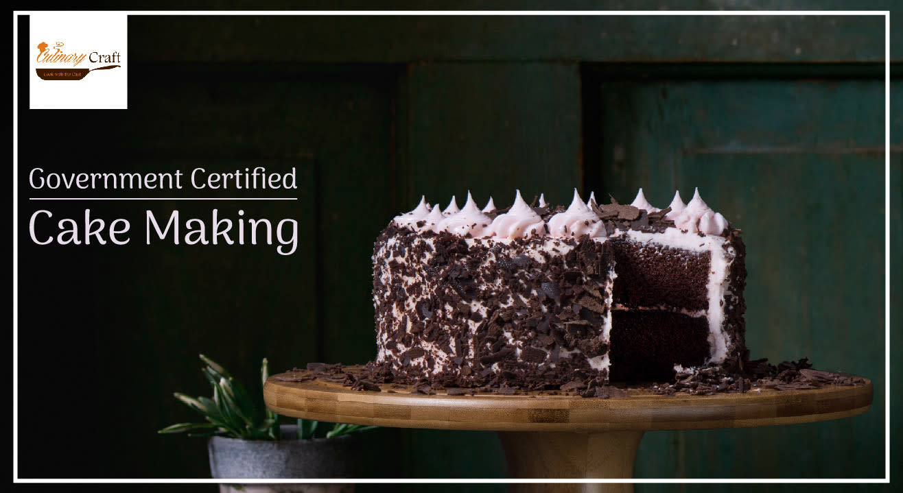 Govt. Certified Course In Cake Making.