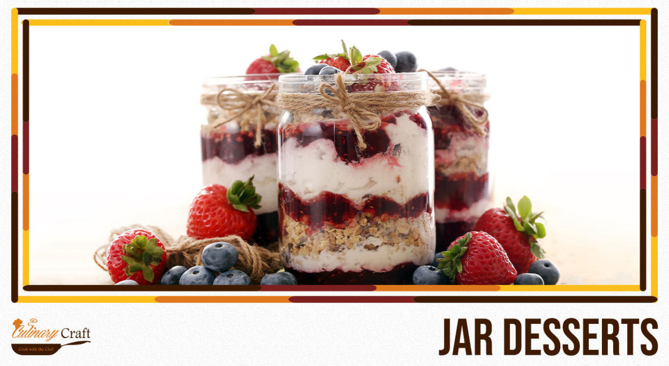 Jar Dessets (Eggless)