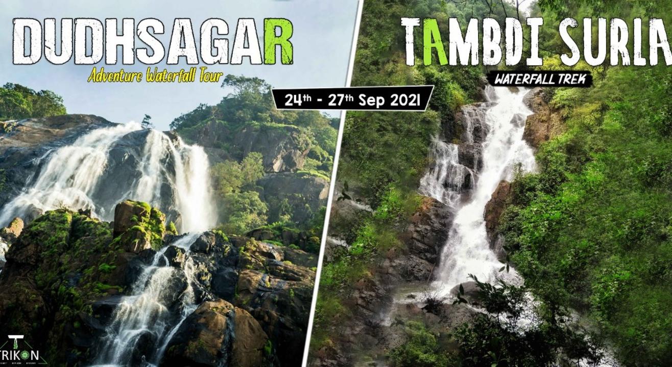 Dudhsagar - Tambdi Surla Waterfall Trek with Trikon