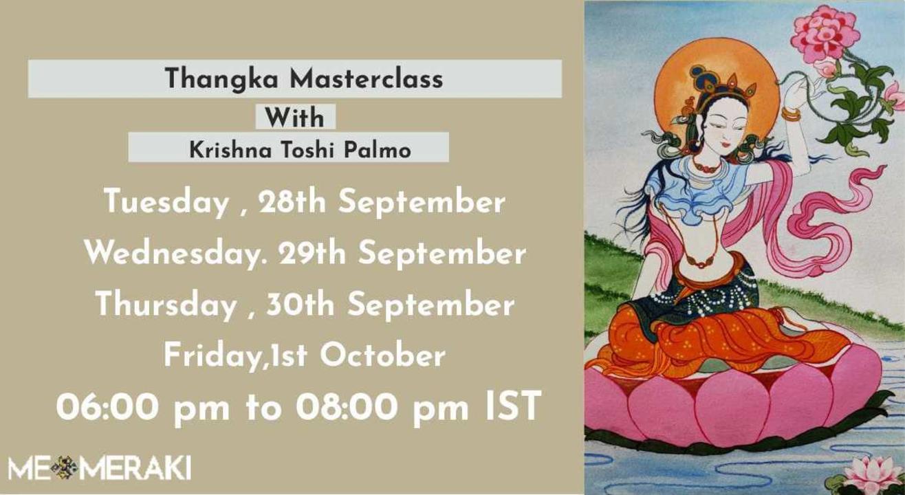 ONLINE THANGKA MASTERCLASS BY KRISHNA TASHI PALMO