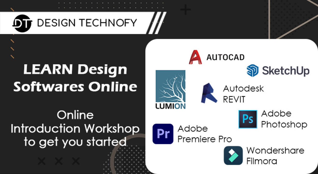 Learn Architecture, Design, Video Editing Softwares Online