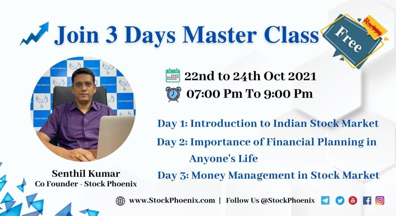 Master Class for Stock Market Beginners | Start Your Financial Planning | Stock Phoenix