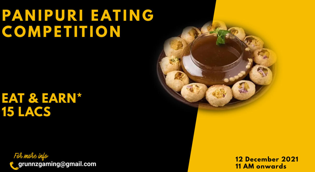 THE PANIPURI EATING COMPETITION