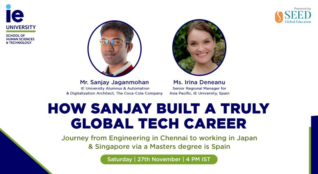 How Sanjay built a truly global Tech career