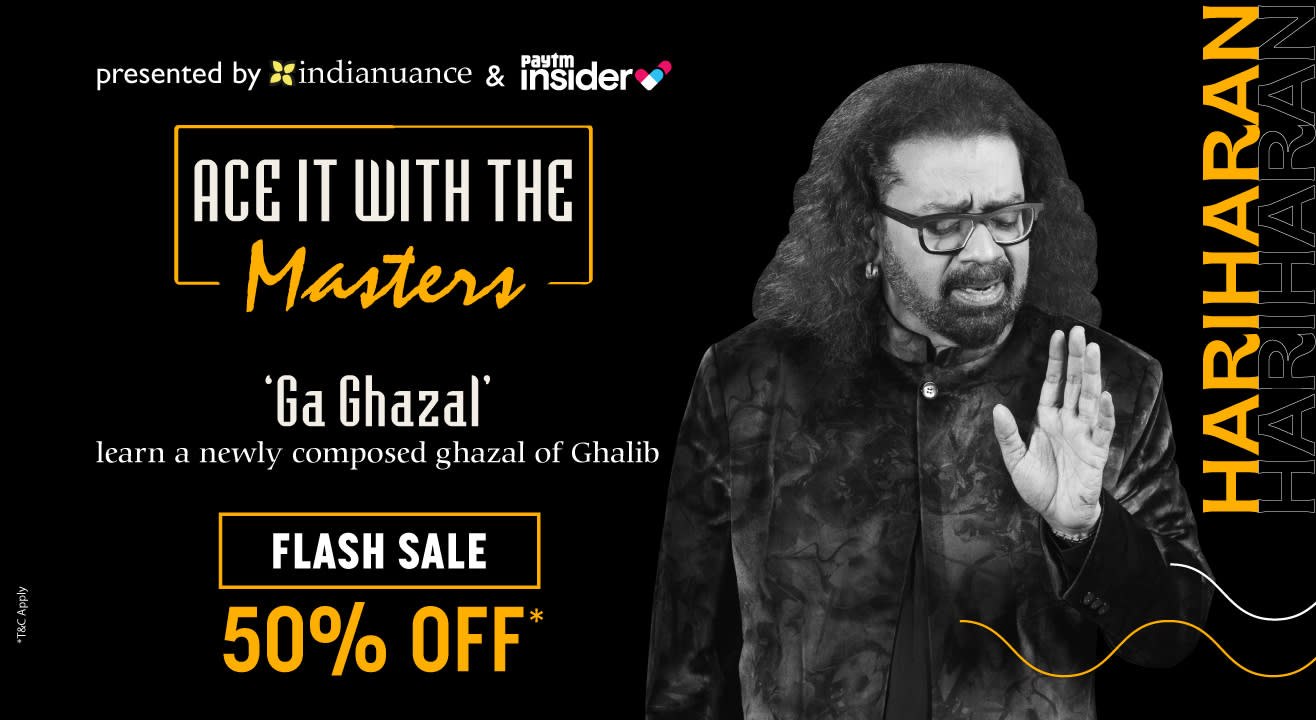 Ace it with the Masters | Ga-Ghazal with Hariharan