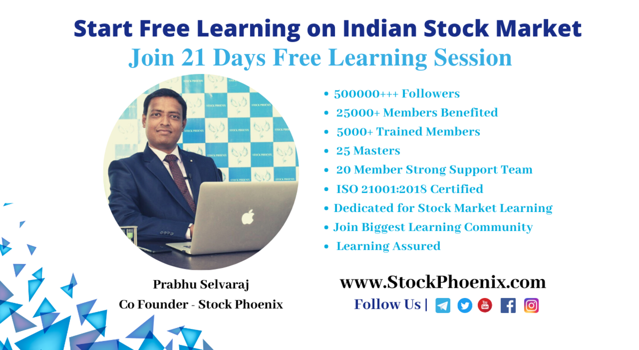 21 Days Free  Stock Market Learning Series | Stock Phoenix | Prabhu Selvaraj