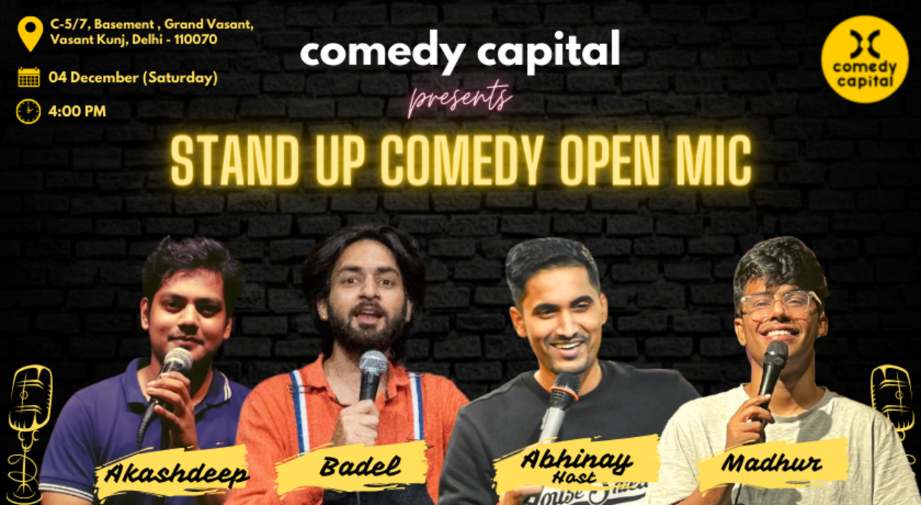 Comedy Capital Delhi (Open Mic)