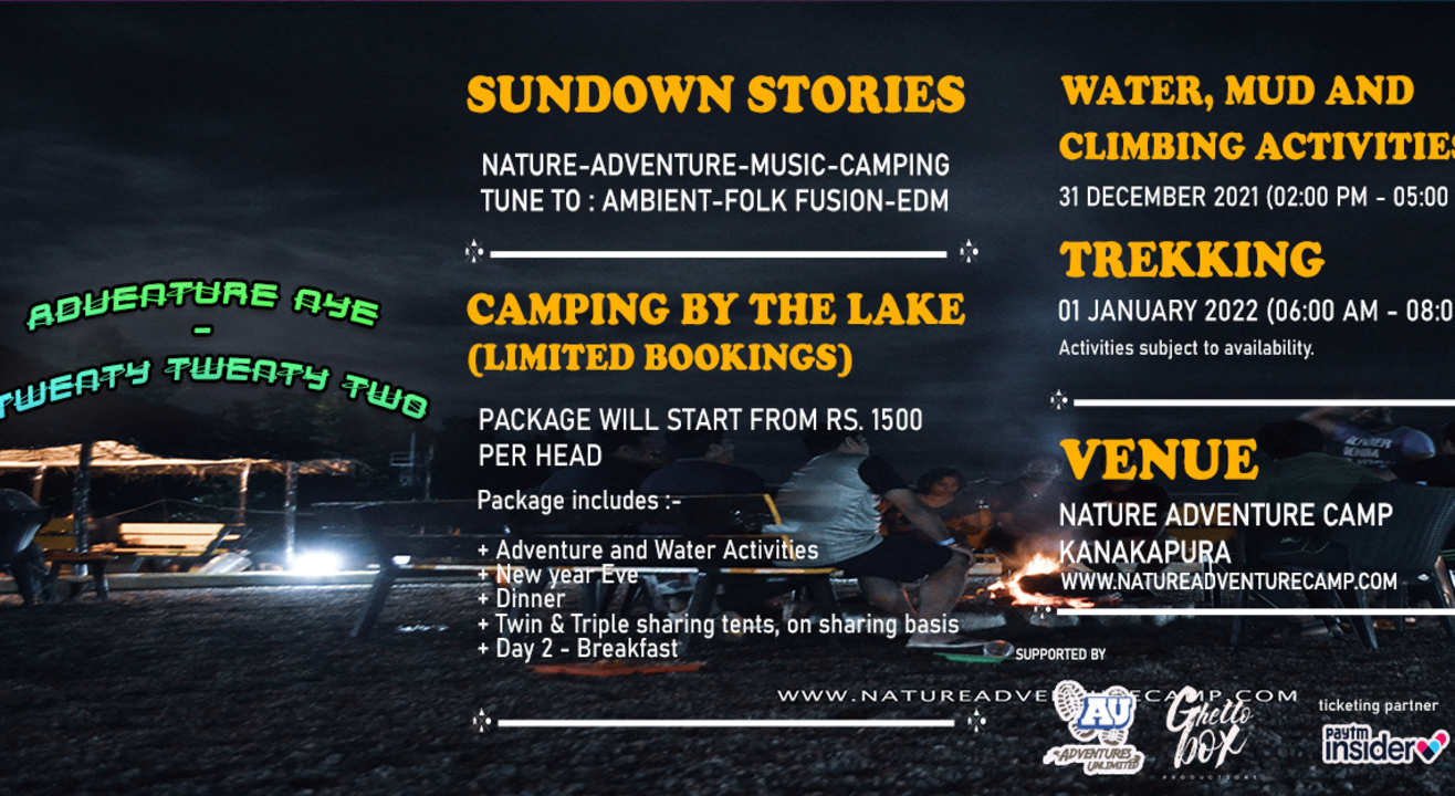 New Year Camping At Nature Adventure Camp, Kanakapura - NYE 2022 | NYE 2022