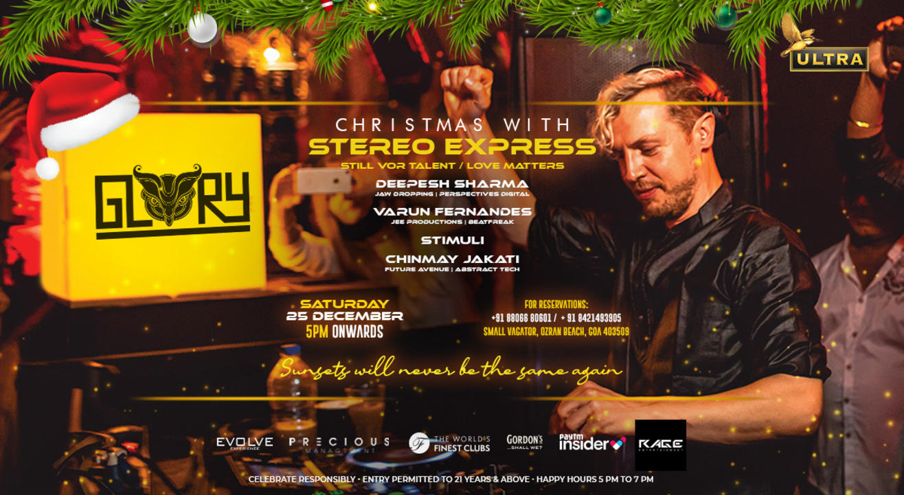 Christmas with Stereo Express @GLORY, Goa