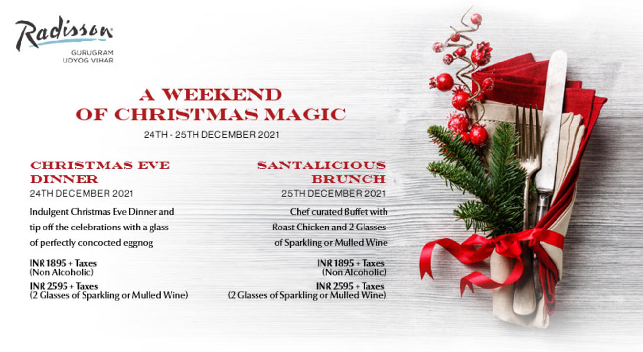 Events For Christmas 2022 Near Me The Best Nye Event In Your City, Christmas Celebrations @ Radisson Gurugram  Udyog Vihar | Nye 2022