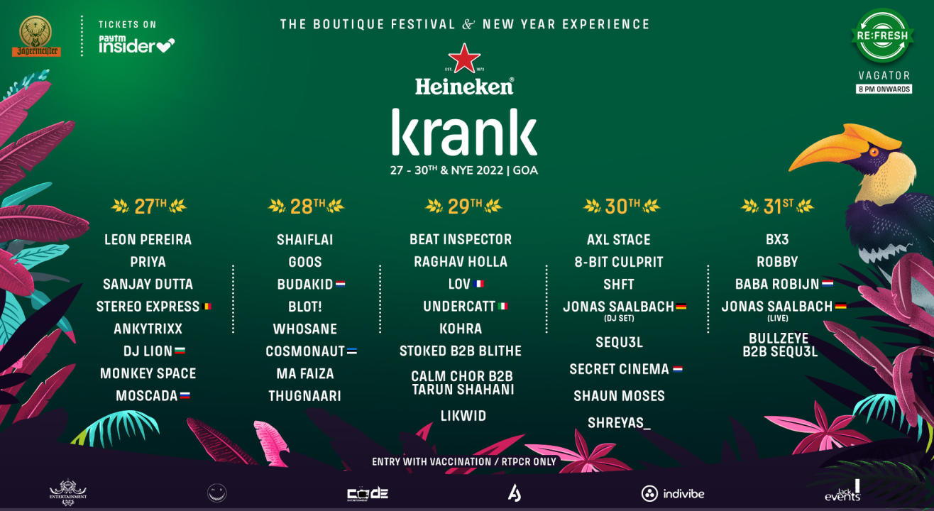 Krank Boutique Festival & New Year Experience | NYE 2022