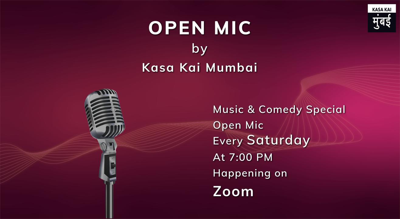 Zoom Open mics by Kasa Kai Mumbai