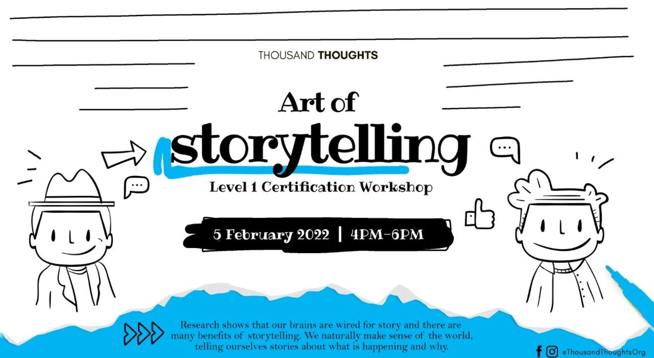 Art of Storytelling - Level 1 Workshop