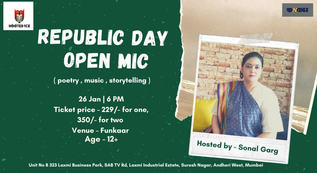 Republic Day Open Mic (poetry,music,storytelling)