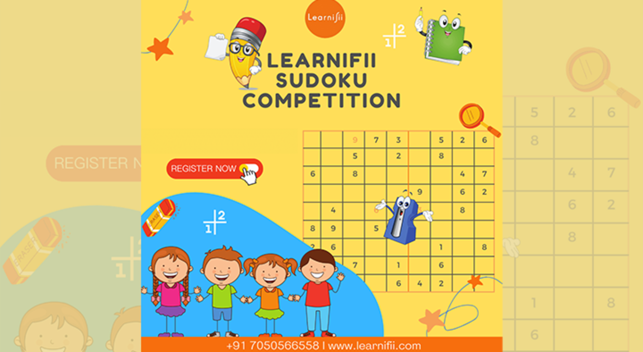 Kids Sudoku Competition, July 1 to July 15