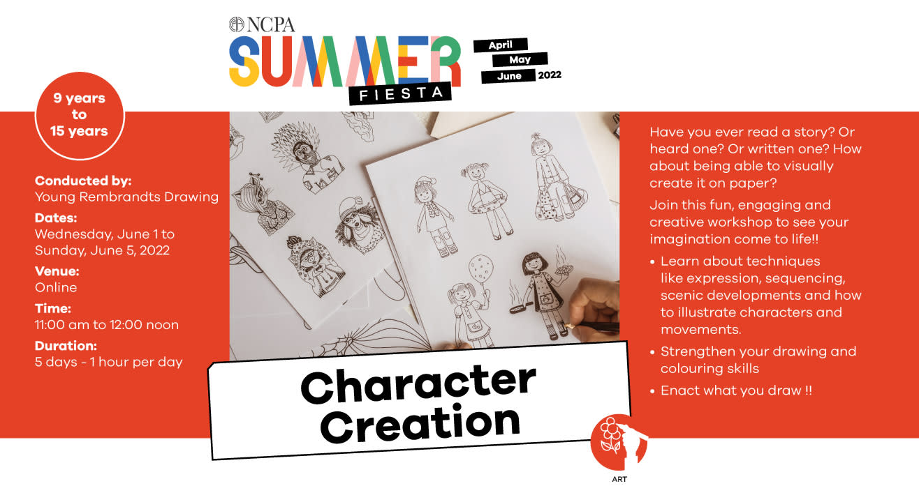 The NCPA Summer Fiesta | Character Creation | Workshop