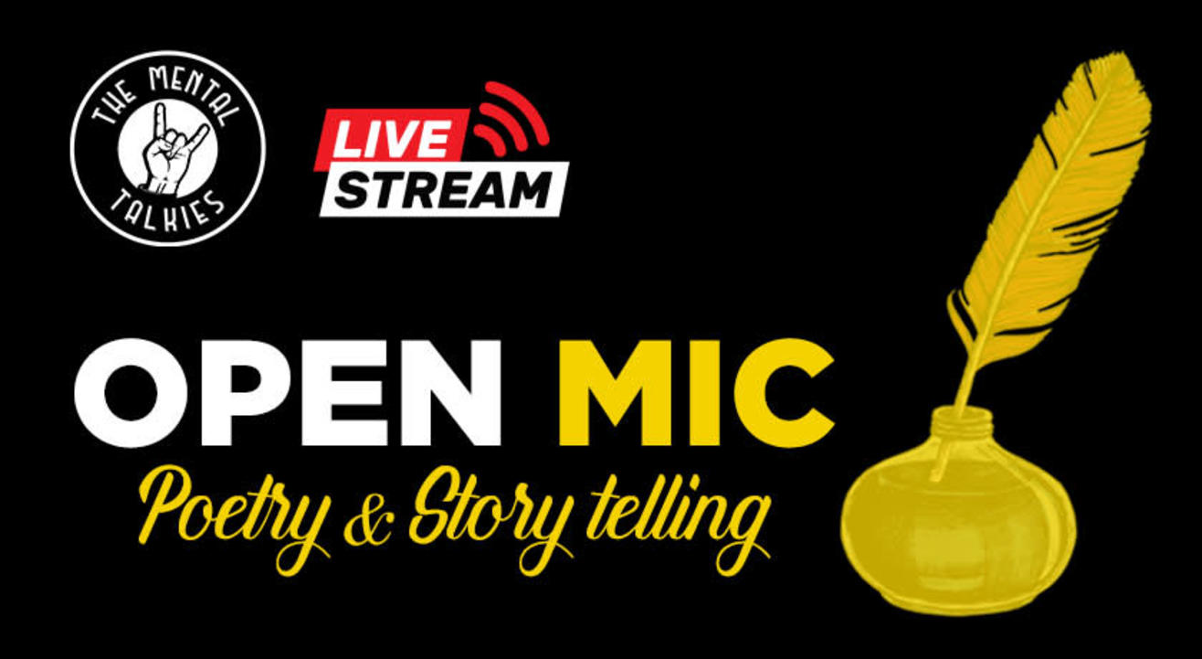 Open Mic Poetry and Storytelling Live Stream