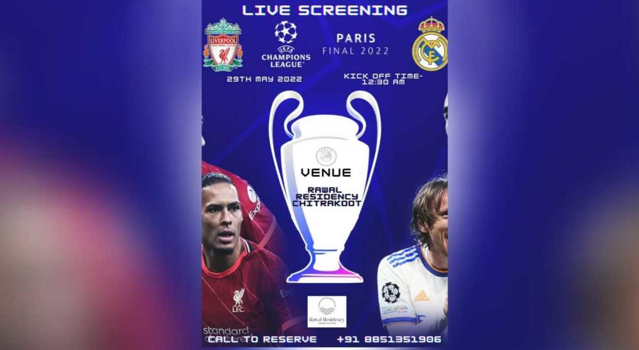 UEFA Champions League Final Liverpool VS Real Madrid (screening)