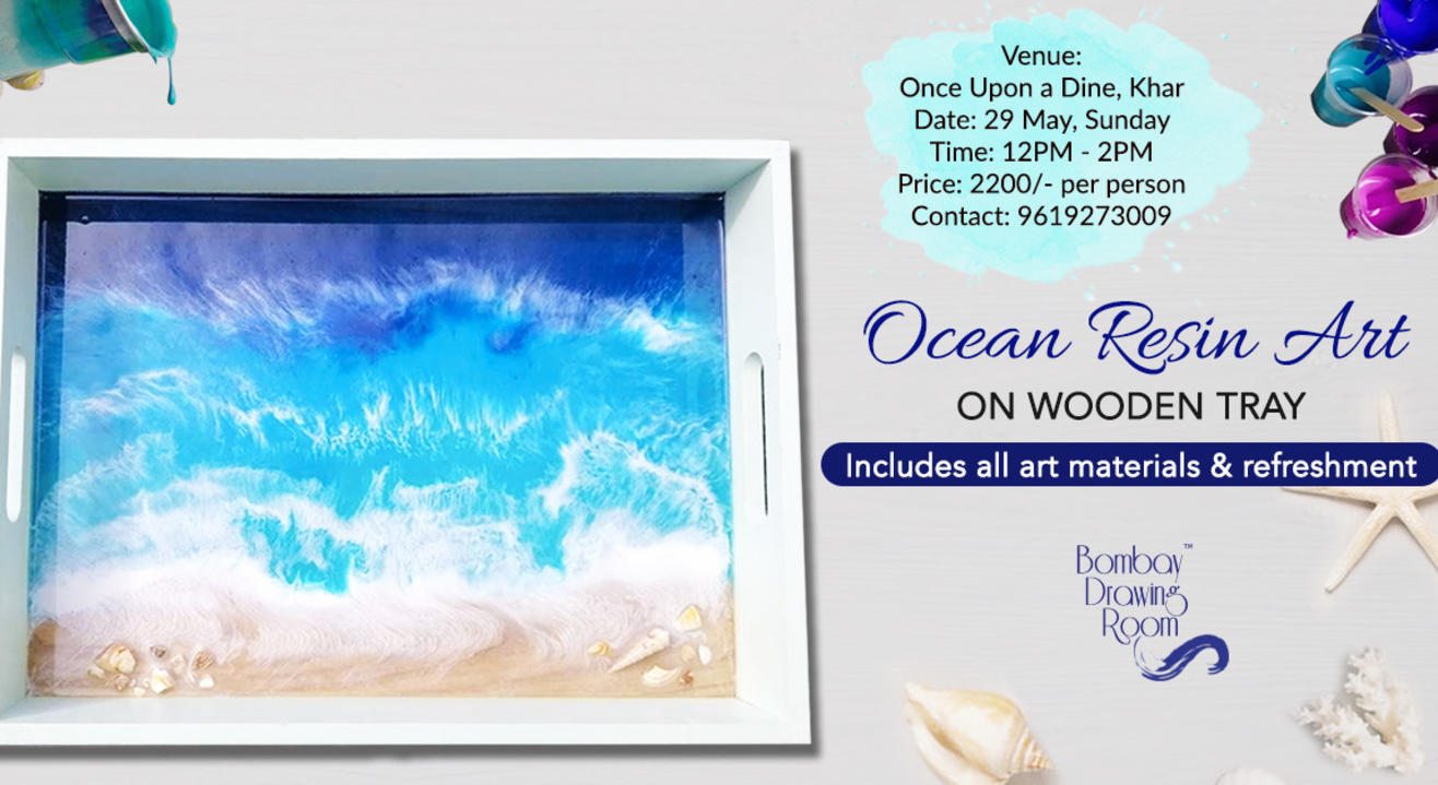 Our step-by-step guide to creating ocean resin art