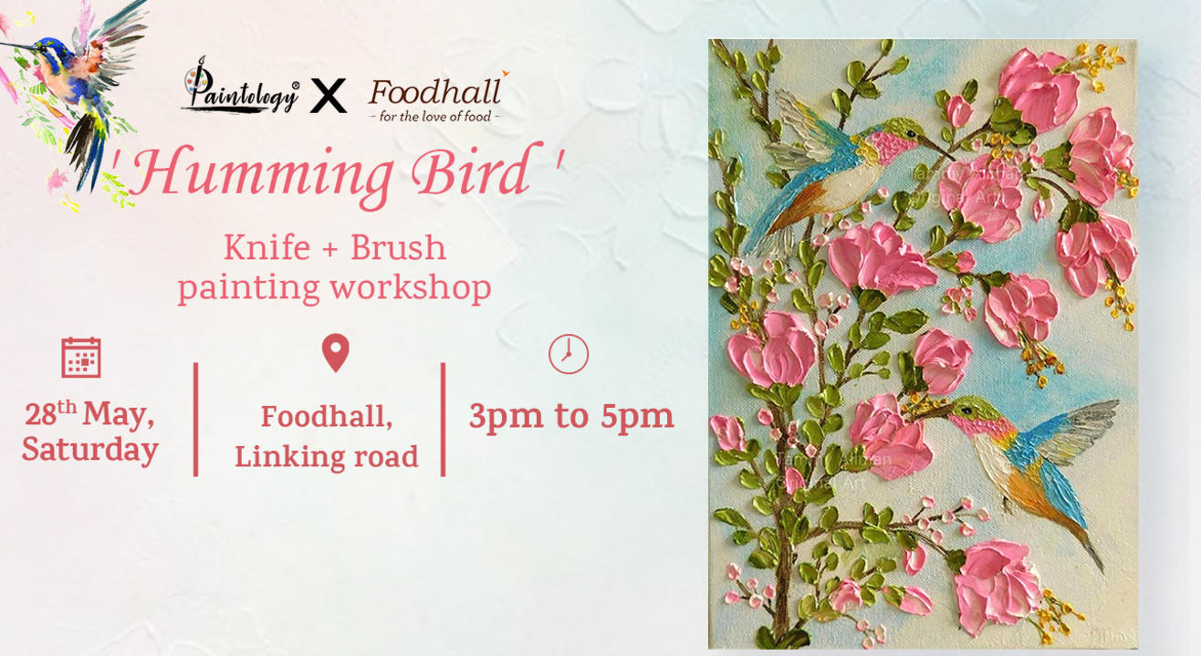 28th May - ‘Humming Bird’Knife + Spoon painting workshop