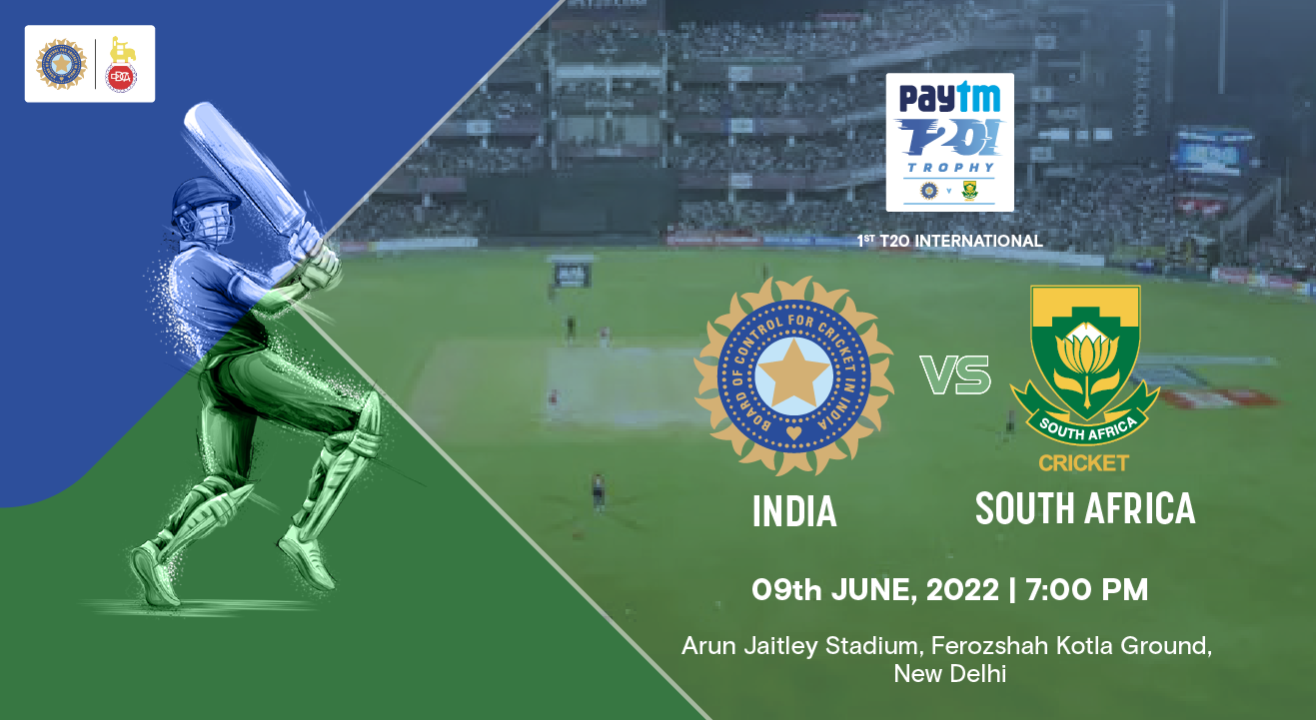 Paytm T20I Trophy - 1st T20I India vs South Africa, Delhi