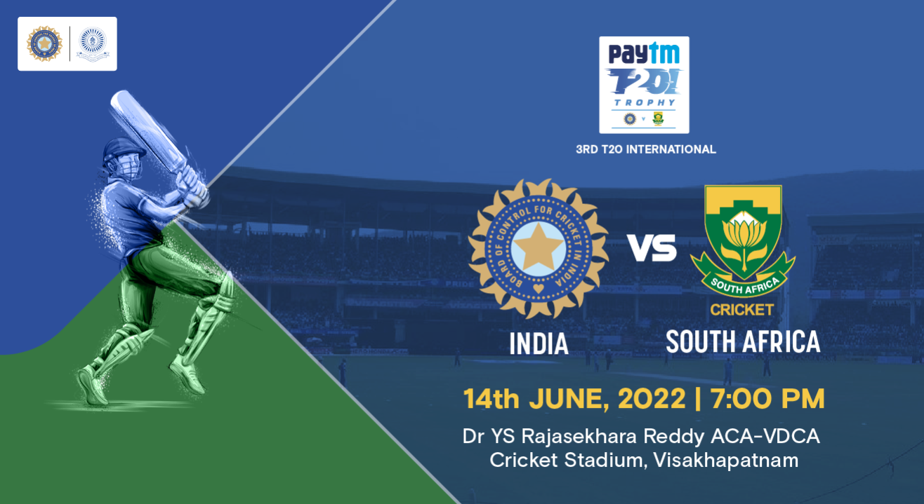 Paytm T20I Trophy - 3rd T20I India vs South Africa, Visakhapatnam