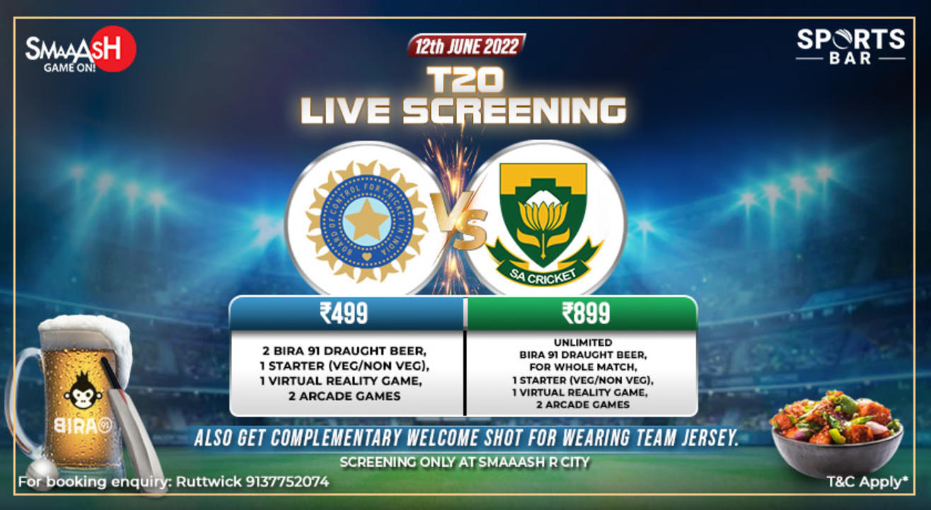 India vs South Africa 2nd T20 Live Screening