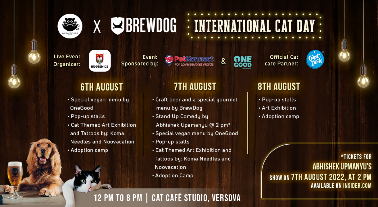 Cat Café Studio x BrewDog presents: International Cat Day Celebrations