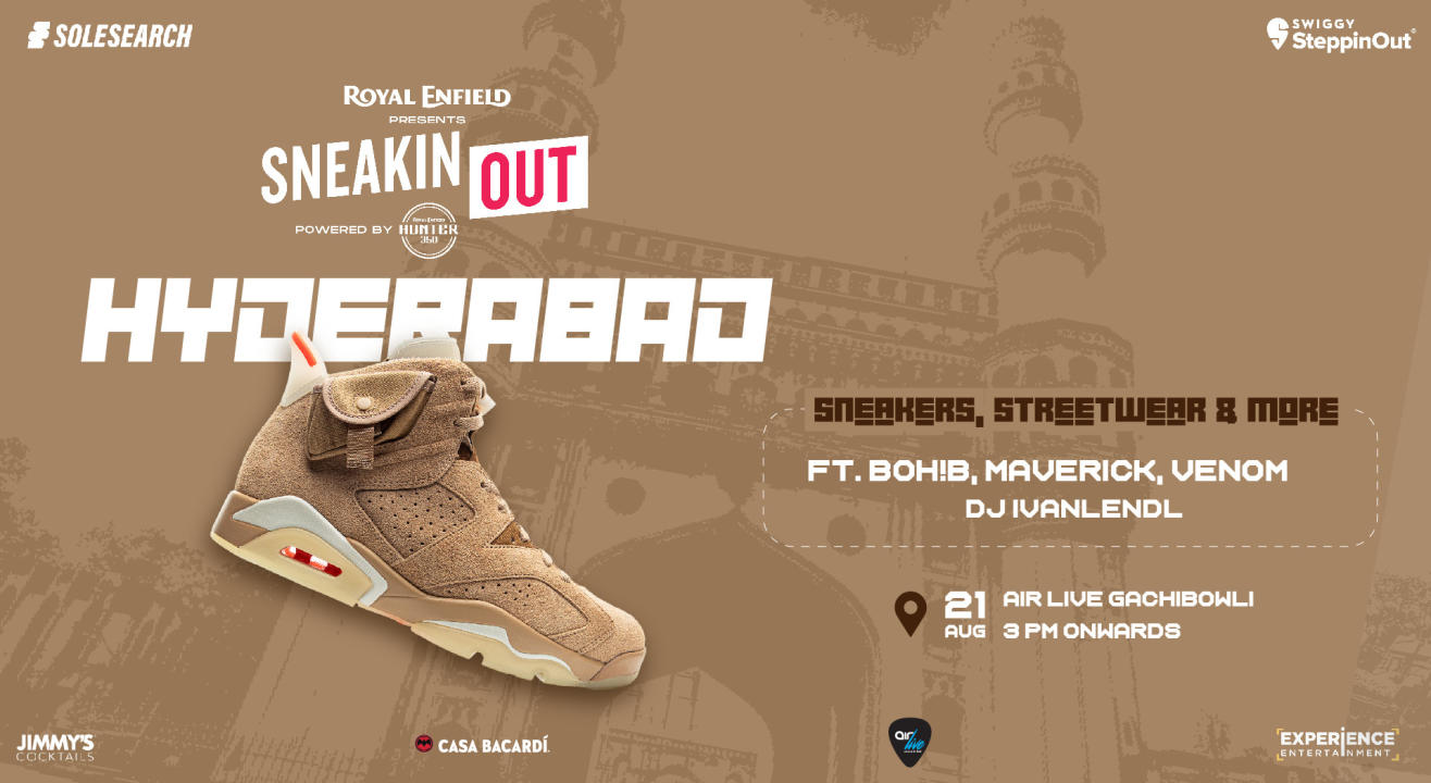 Royal Enfield presents SneakinOut 2.0 by SteppinOut x SoleSearch | Hyderabad