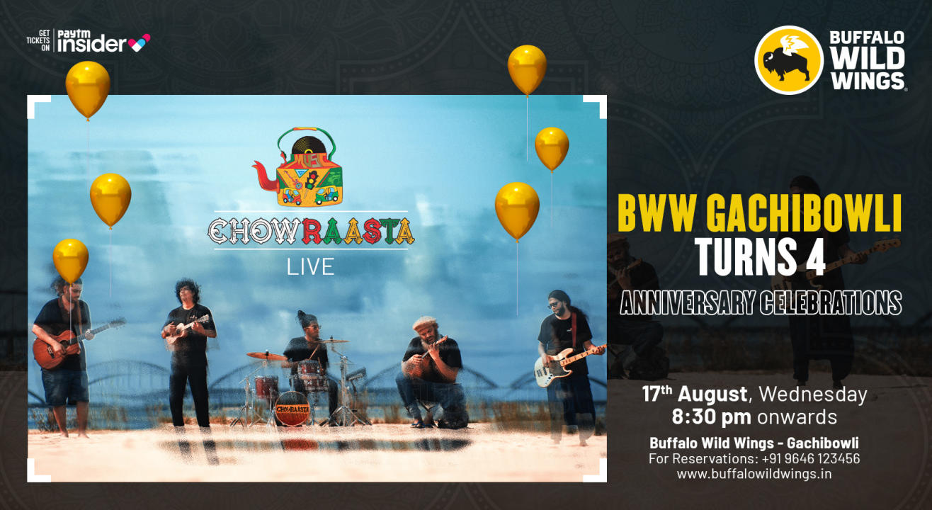 Chowraasta Live in Concert at BWW Gachibowli