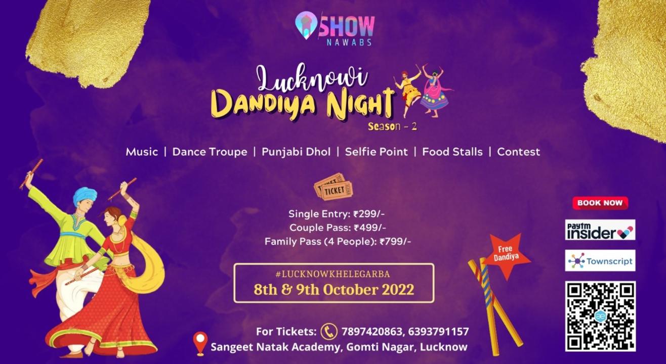 LUCKNOWI DANDIYA NIGHT | Navratri 2022