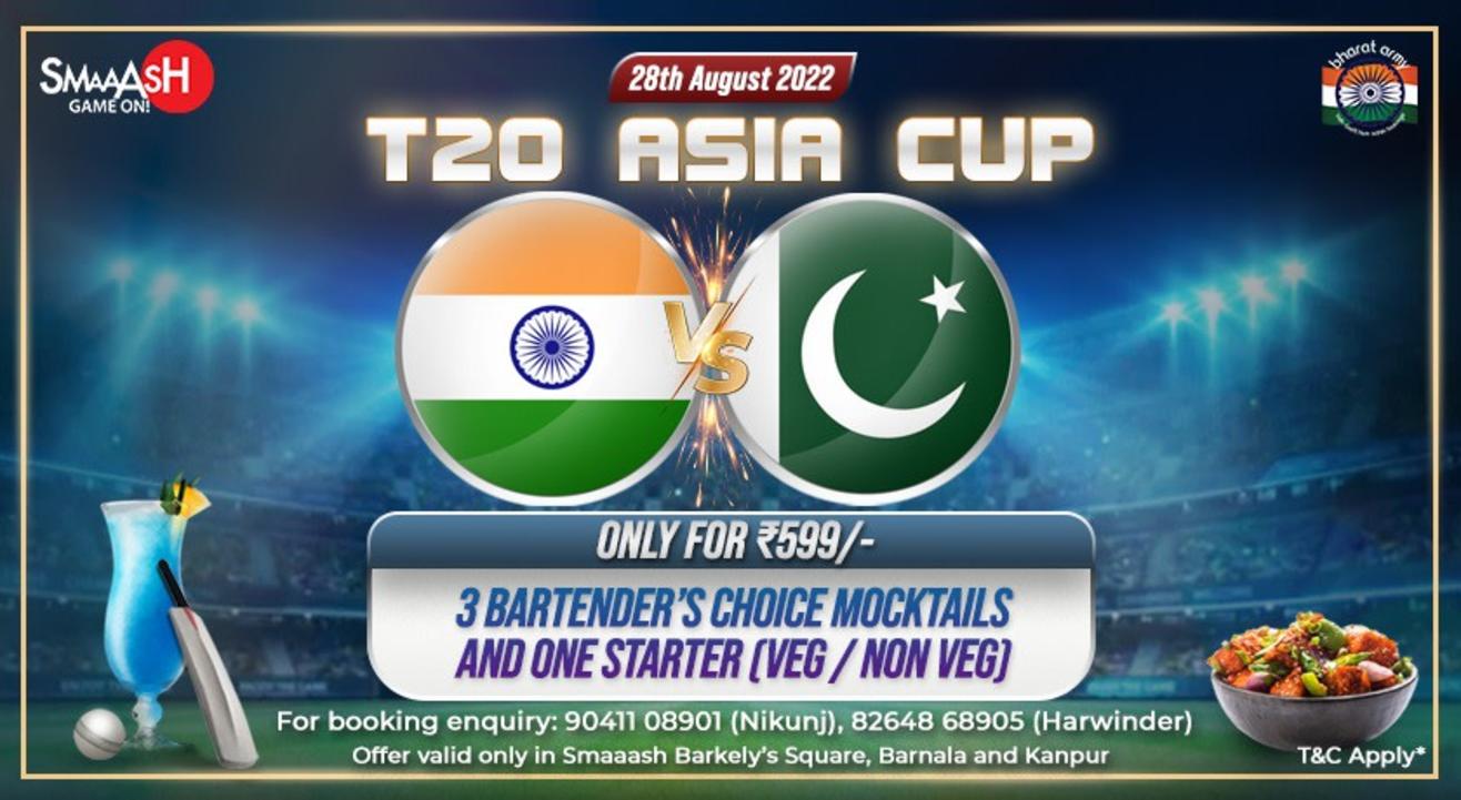 INDIA vs PAKISTAN ASIA CUP T20 LIVE SCREENING, BARNALA