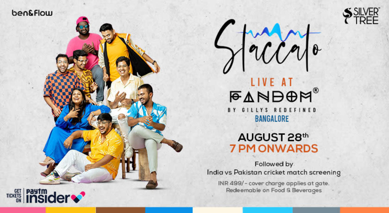 Staccato Live  @ Fandom by Gillys Redefined