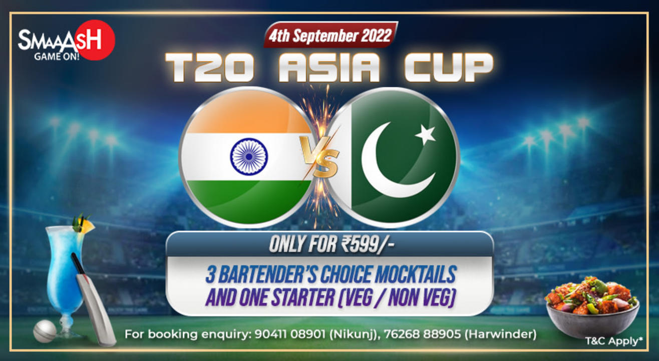 INDIA vs PAKISTAN T20 ASIA CUP LIVE SCREENING, BARKELYS SQUARE