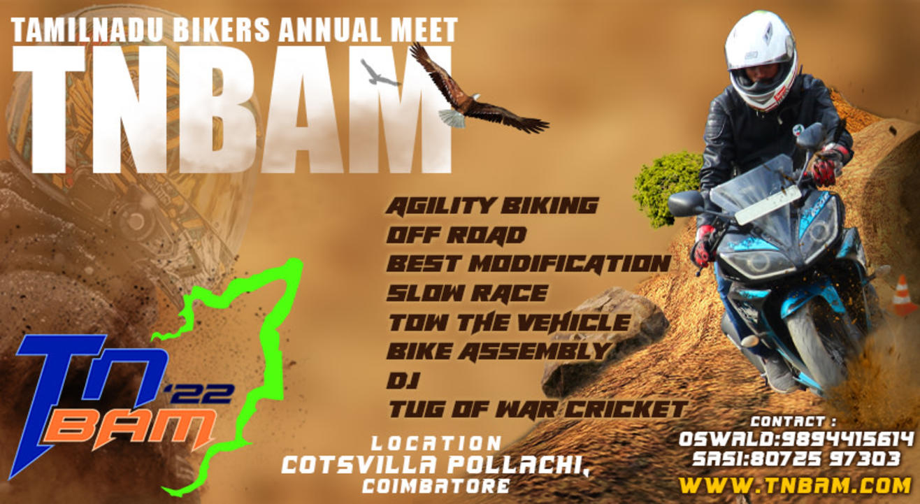 TNBAM – TAMILNADU BIKERS ANNUAL MEET