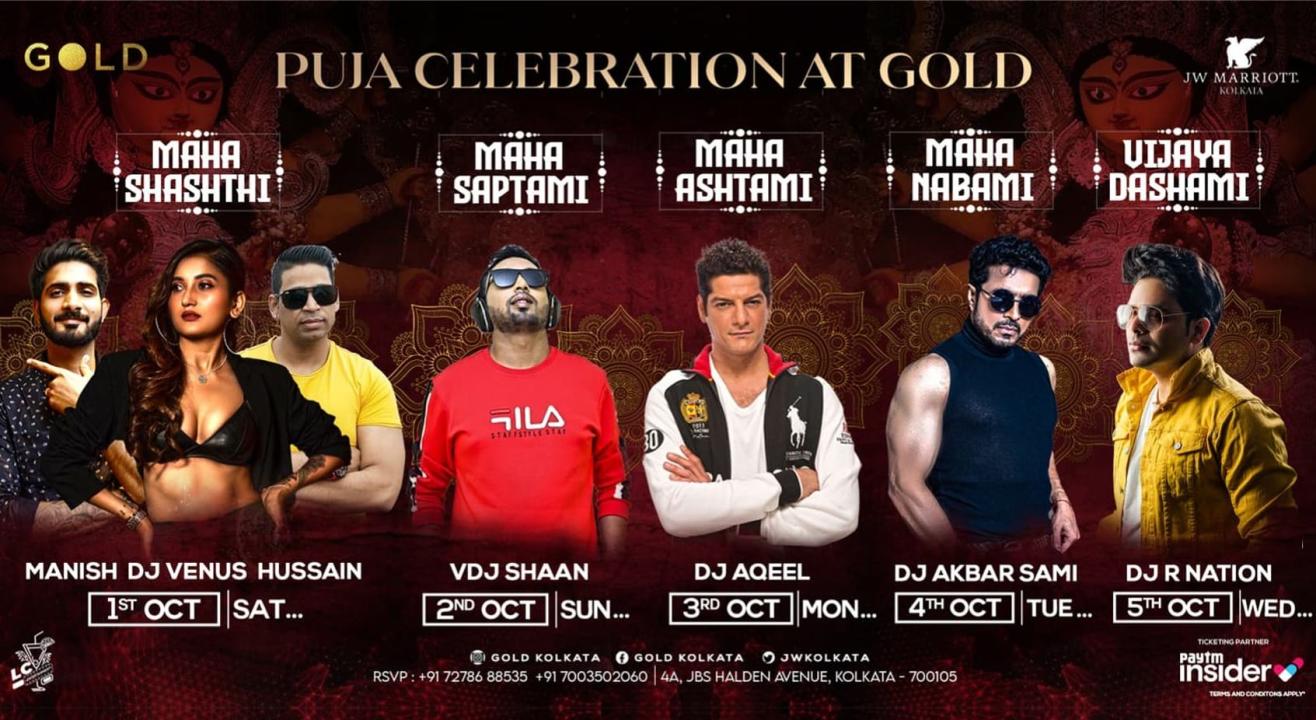 Puja Celebration at GOLD (JW MARRIOTT KOLKATA) | Durga Puja 2022