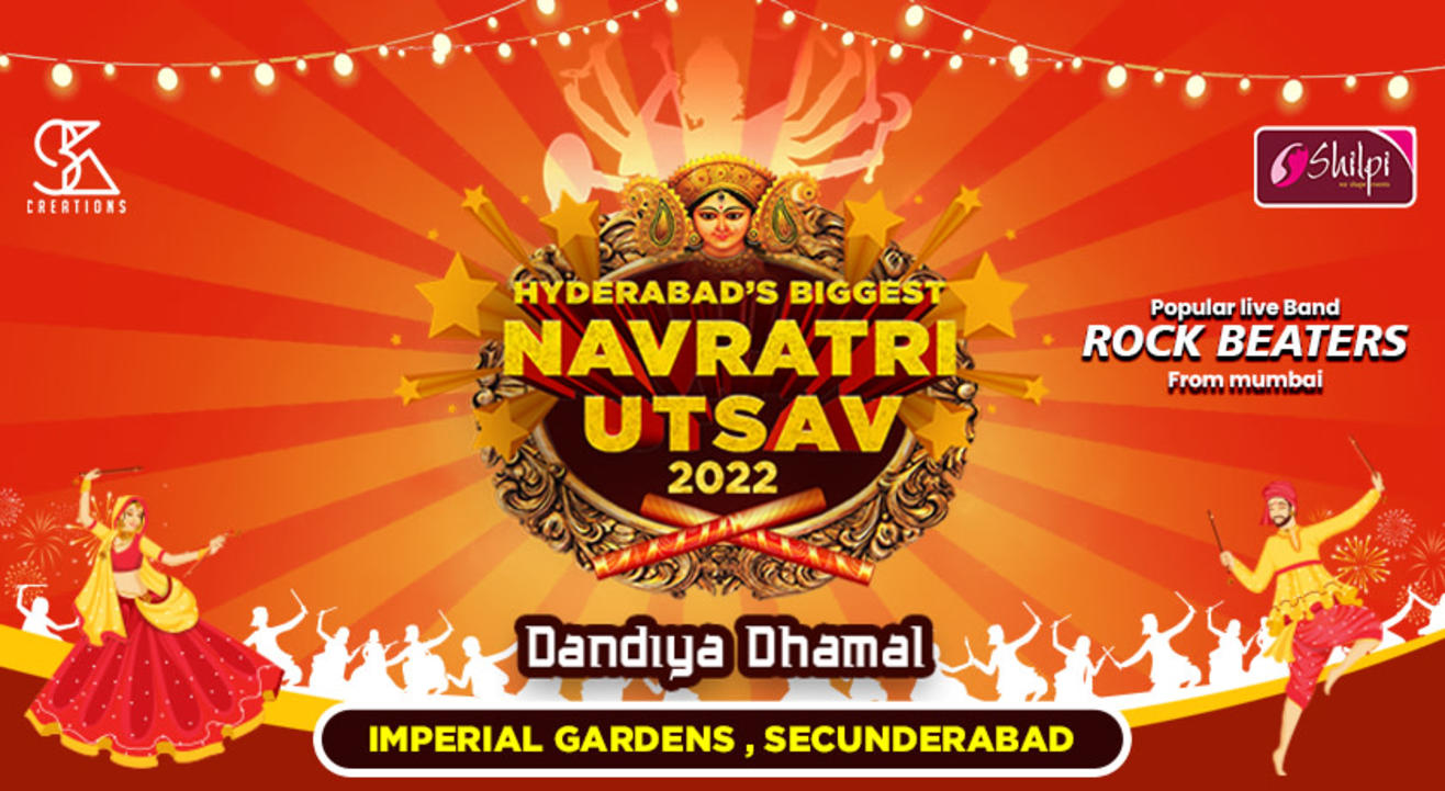 Hyderabad’s Biggest Navratri Utsav (Dandiya Dhamal)| Navratri 2022