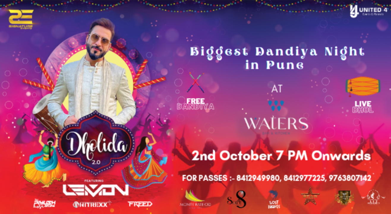 DHOLIDA 2.0 AT WATERS BAR AND KITCHEN | Navratri 2022