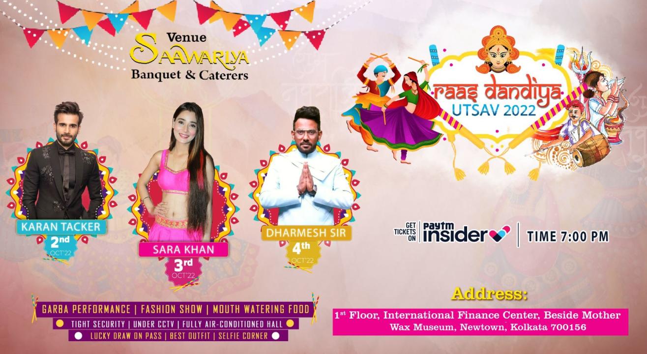 Raas Dandiya Utsav 2022 I Kolkata | Navratri 2022