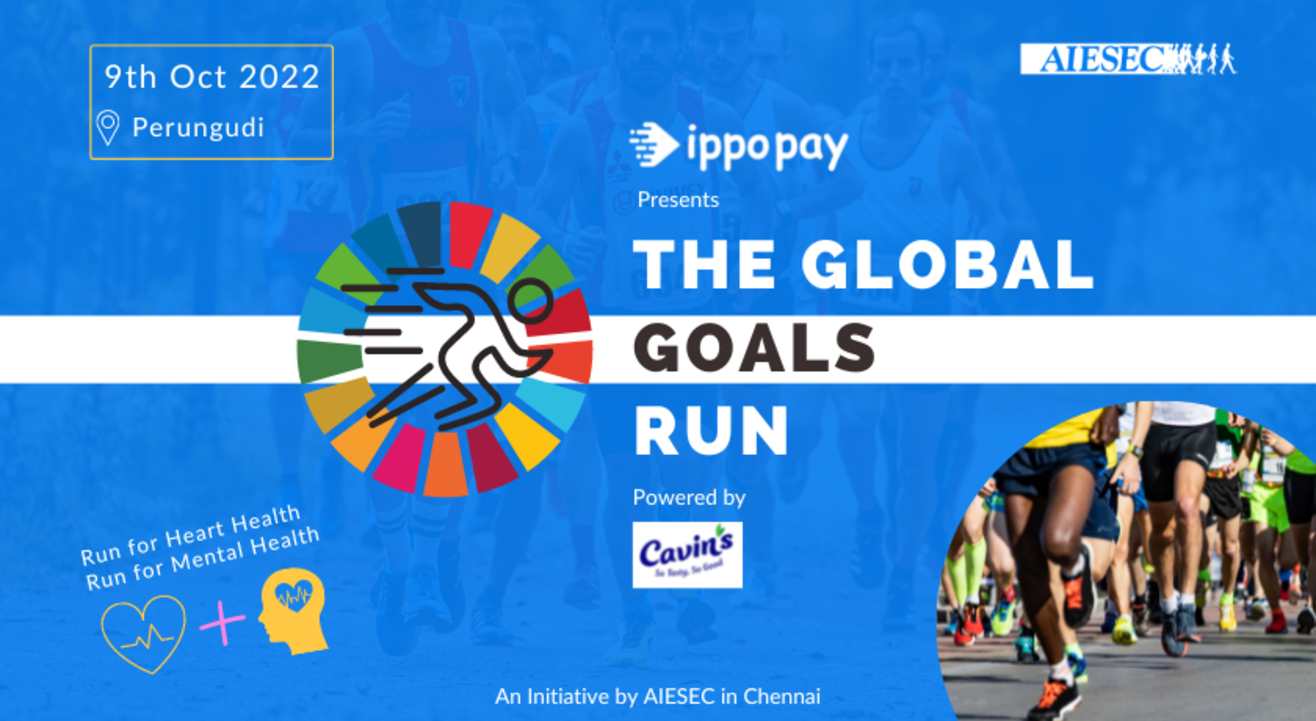 Global Goals Run by AIESEC in Chennai