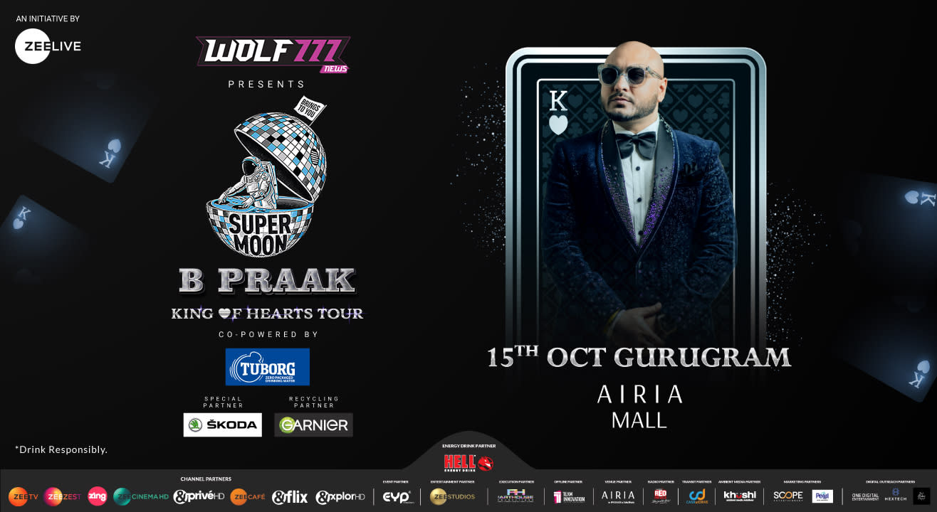 Supermoon ft. B Praak – King of Hearts Tour - Gurugram